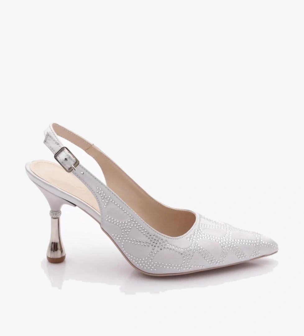 5003 Kadin Sivri Burun Topuklu Ayakkabi - Görsel 1