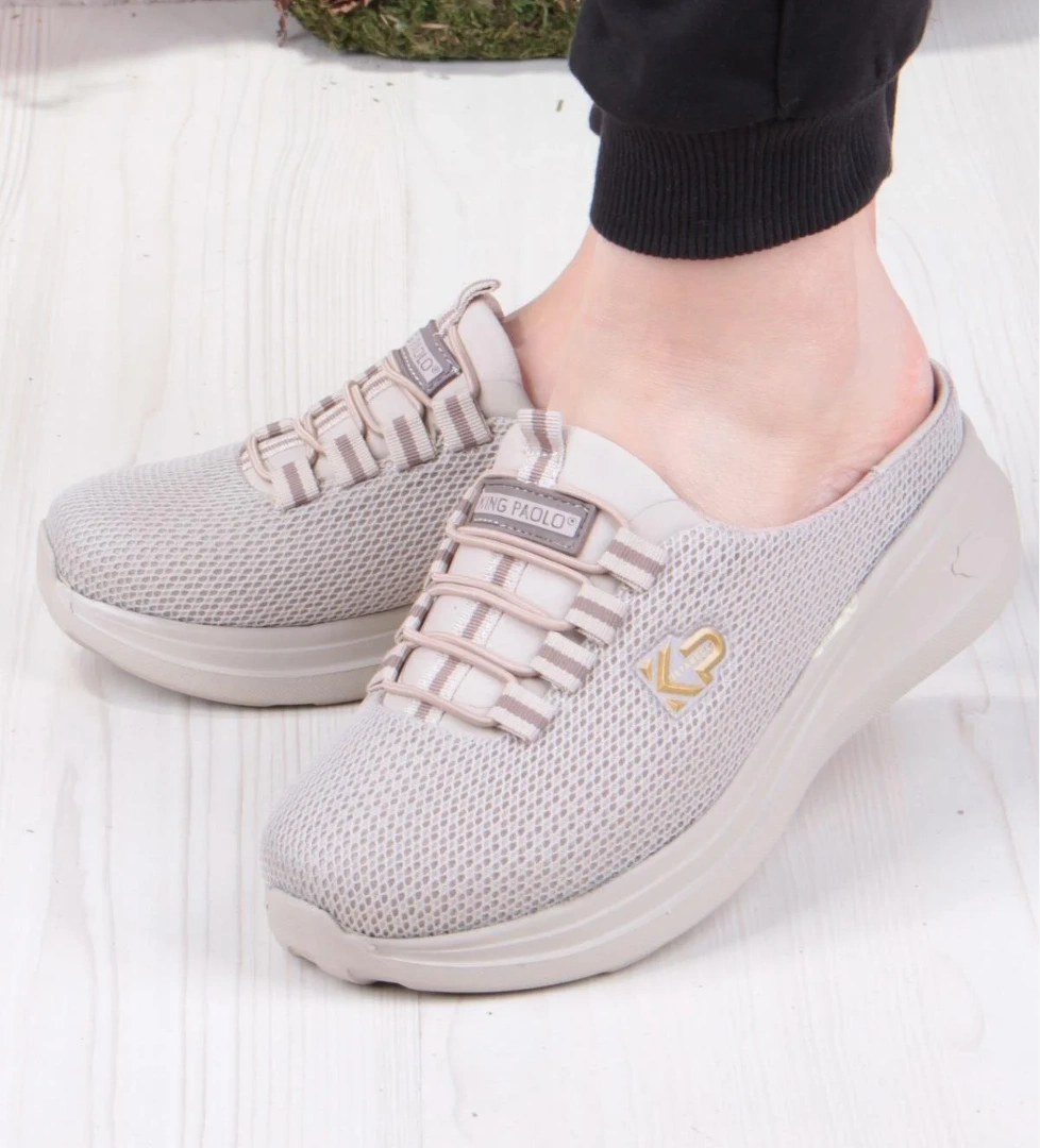 King Lina Anatomik Rahat Esnek Memory Foam Taban Sabo Terlik Kadın Terlik - Görsel 1