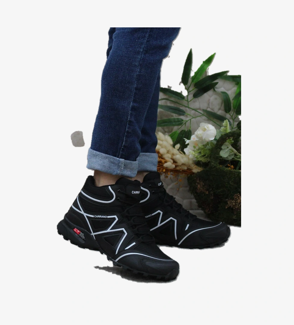 Fort 32812 Siyah Beyaz Rahat Esnek Trekking Outdoor Erkek Bot model görseli