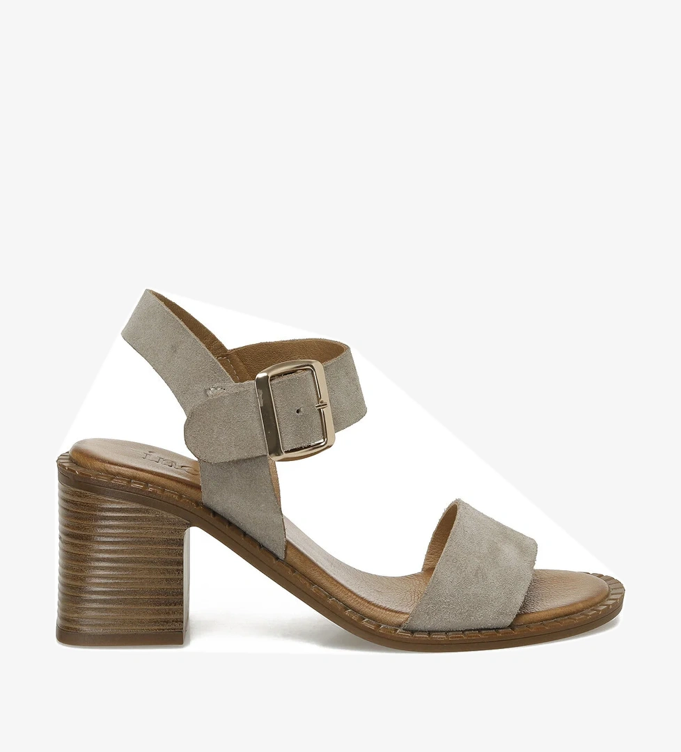 İnci INCI DORA 5FX Vizon Kadın Topuklu Sandalet - Görsel 1