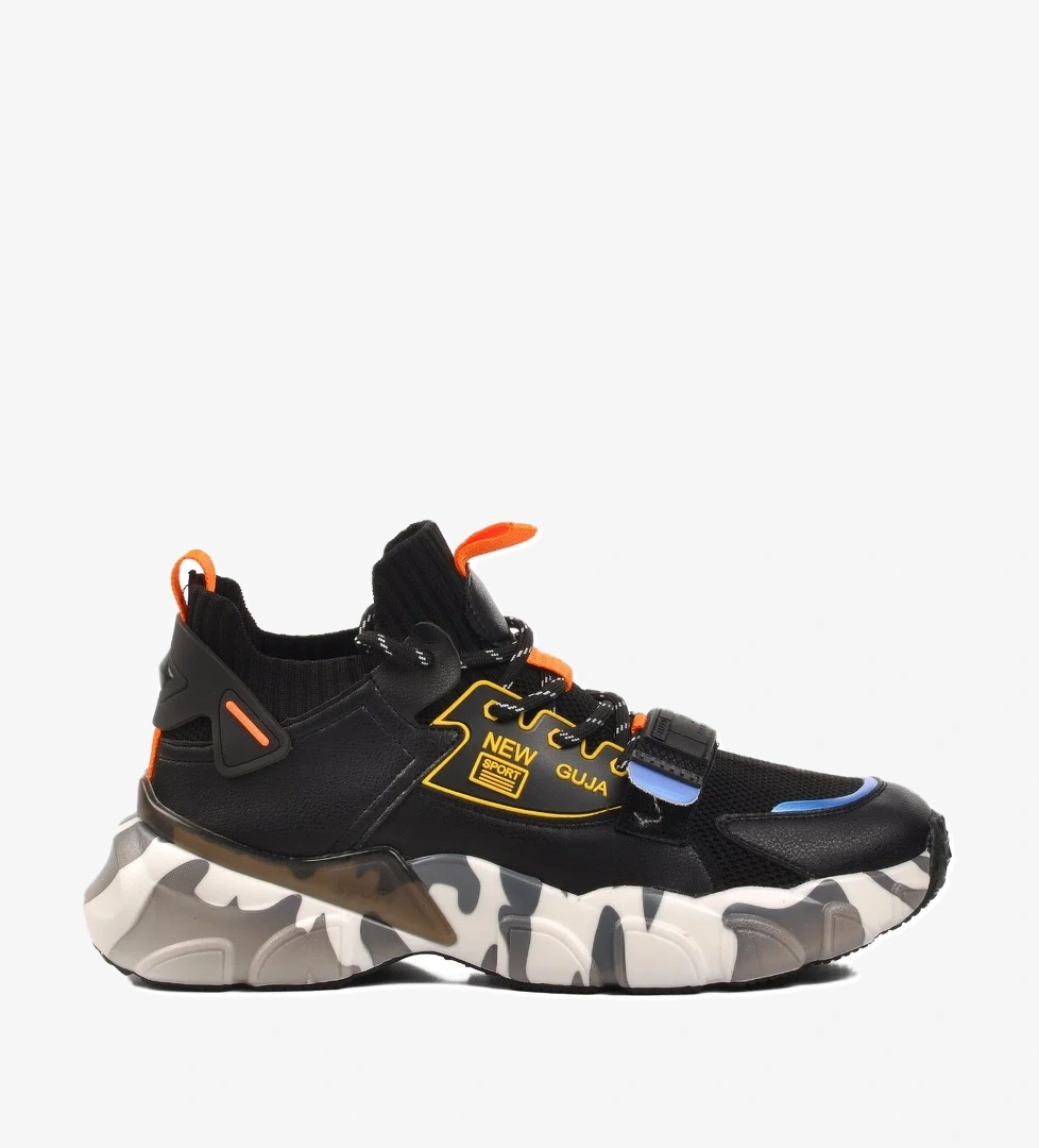 Guja Siyah Polyester Karışımlı Erkek Spor Ayakkabı model görseli