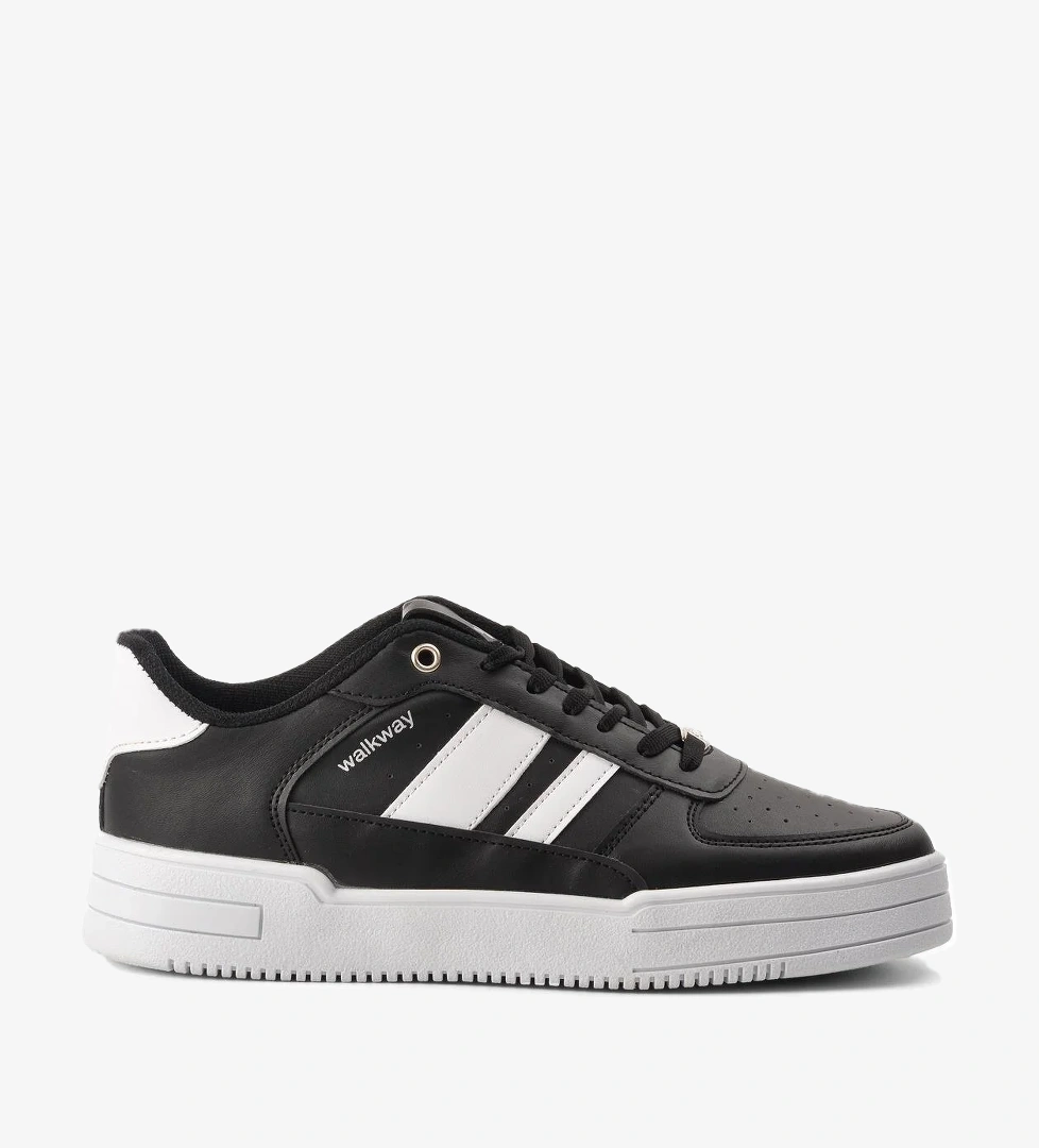 Walkway Siyah Beyaz Erkek Spor Ayakkabı model görseli