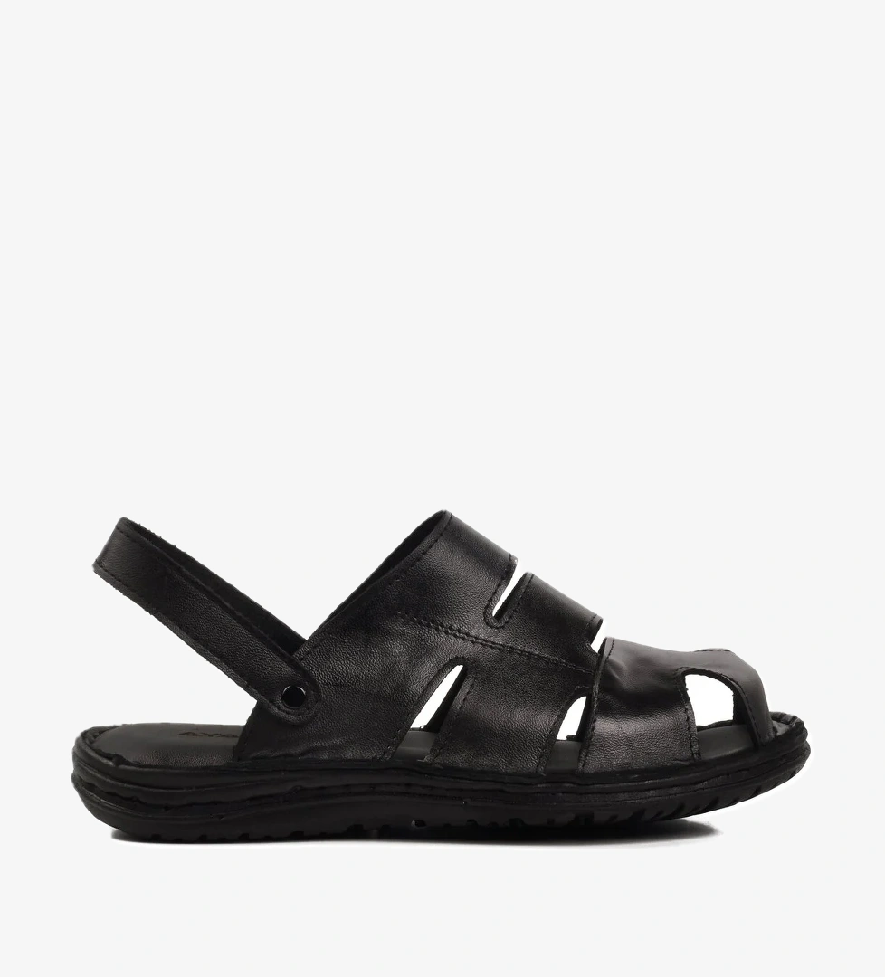 A Spor Aspor Siyah Erkek Sandalet model görseli