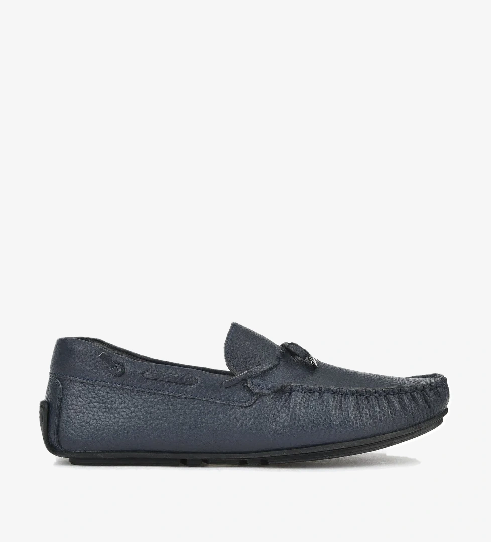 Erkek Hakiki Deri Ayakkabı 1511007ZB01 Lacivert