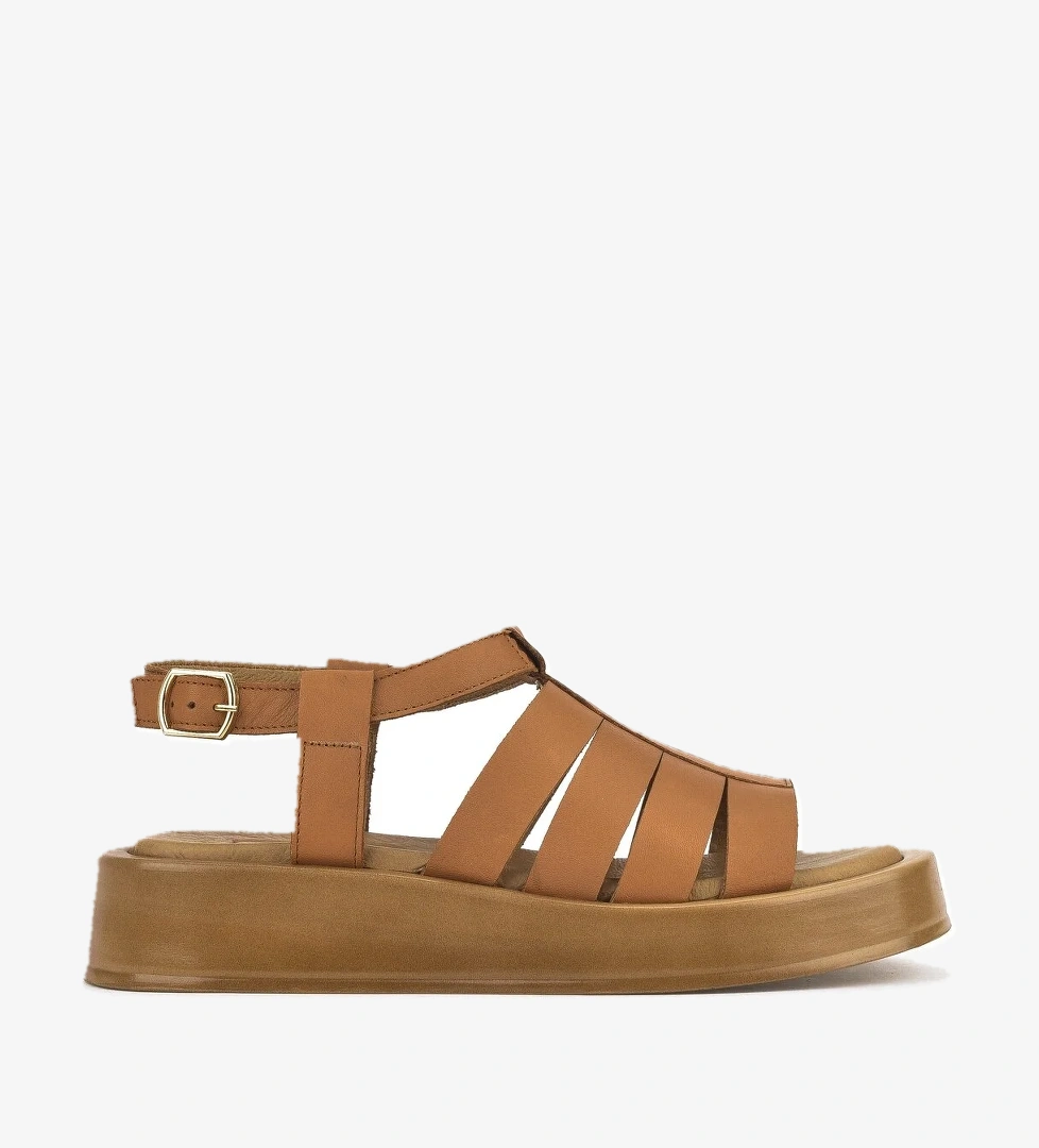 Hakiki Deri Kadın Sandalet 1511033Z23069 Taba