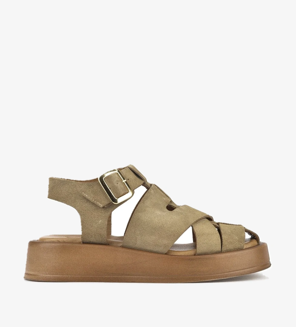 Hakiki Deri Kadın Sandalet 1511033Z25013 Bej