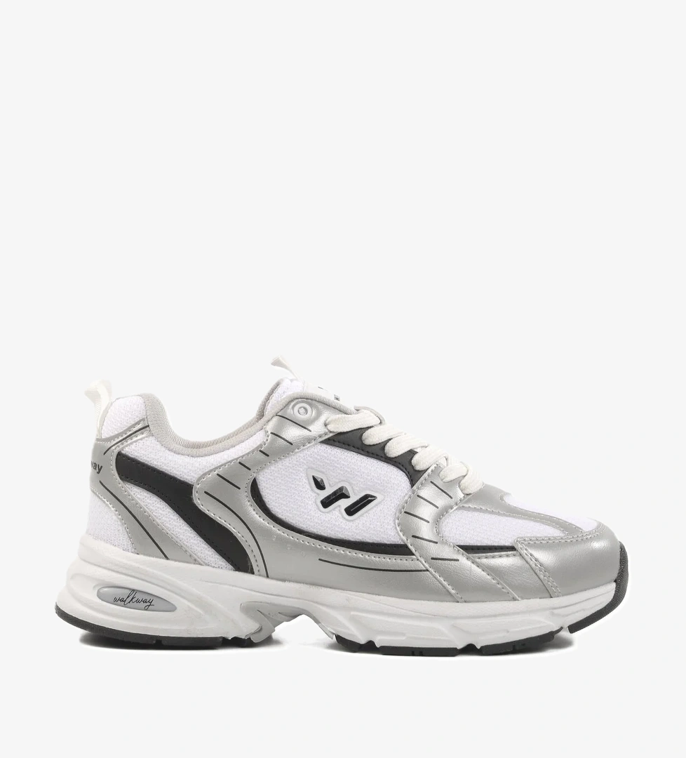 Beyaz Siyah Unisex Spor Ayakkabı - Görsel 1