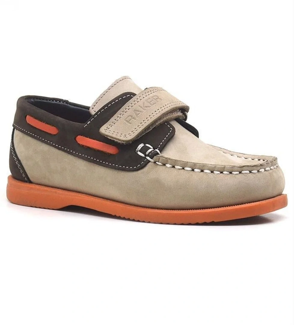 Rakerplus Simurg Hakiki Deri Kum Kahve Günlük Erkek Çocuk Ayakkabı model görseli