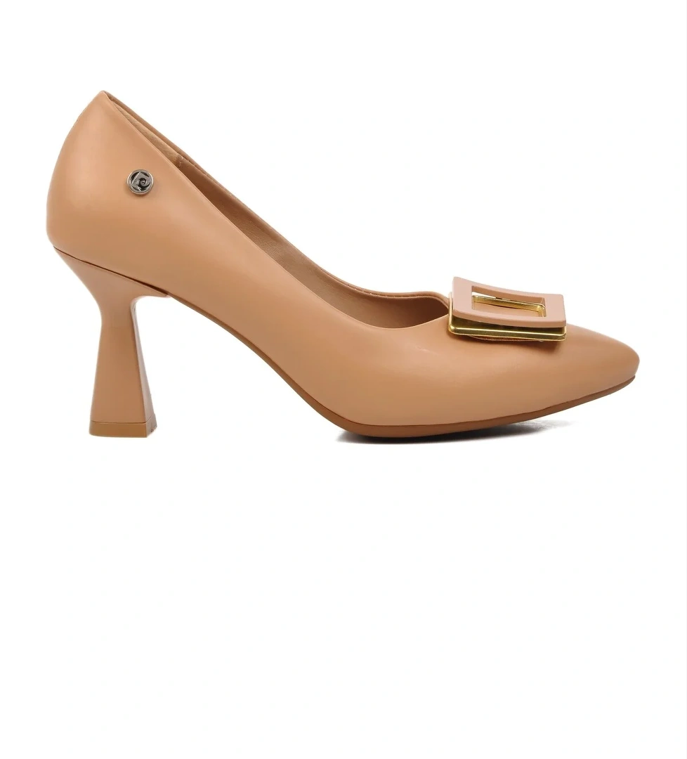 Pierre Cardin Bej Kadın Topuklu Ayakkabı model görseli