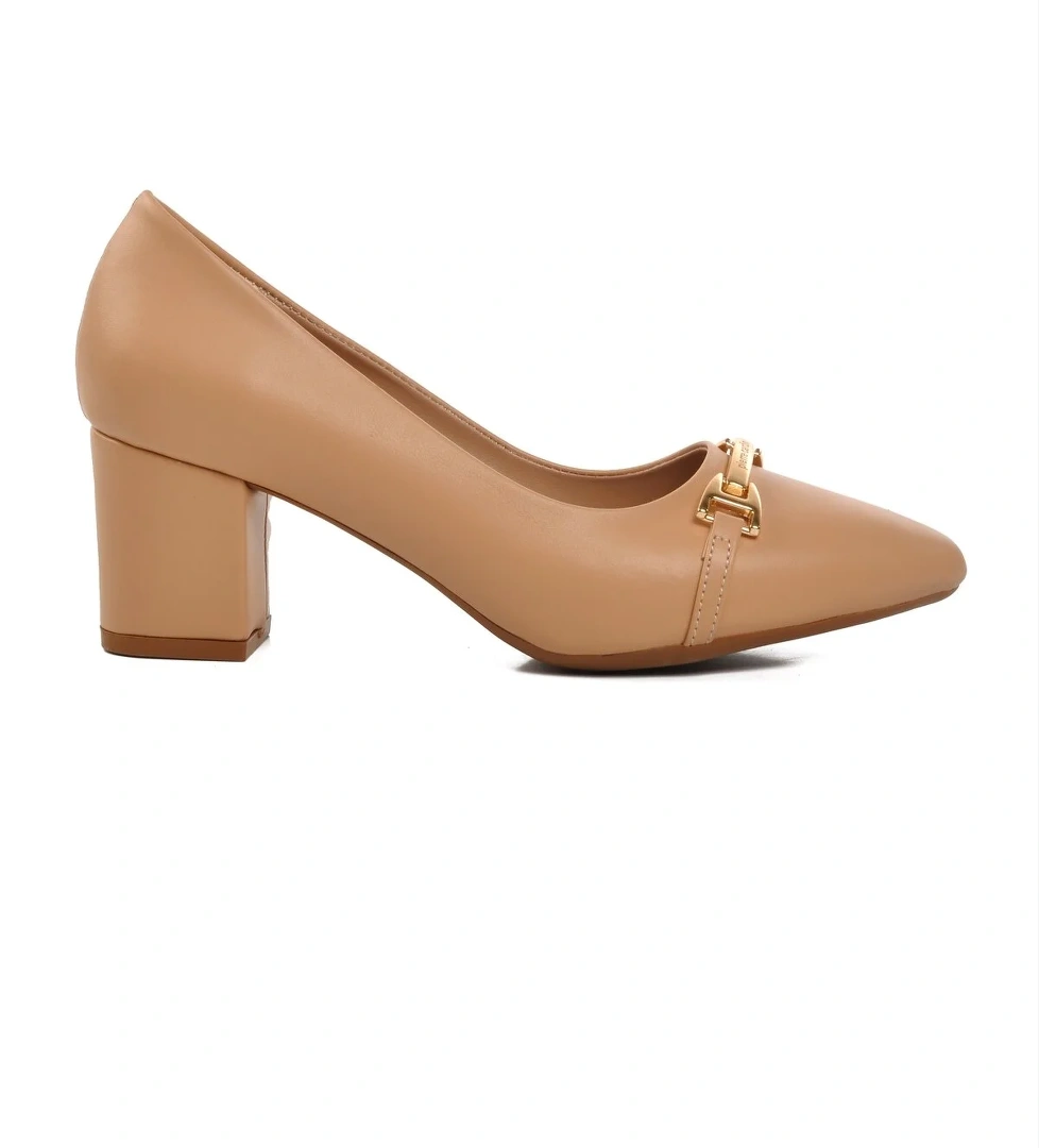 Pierre Cardin Bej Kadın Topuklu Ayakkabı model görseli
