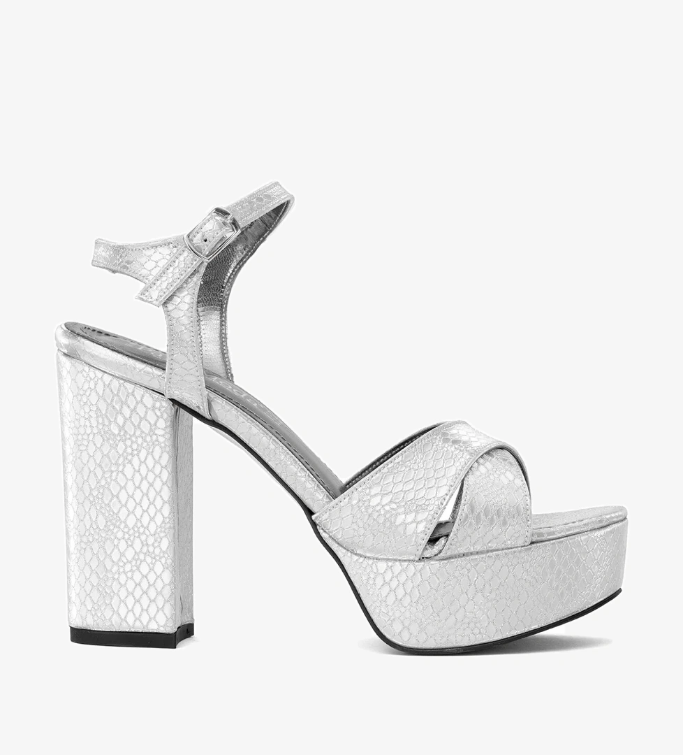 Ayakkabı Fuarı Elit Pm08 K3026t Kadın Platform Ayakkabı Altın Gümüş model görseli