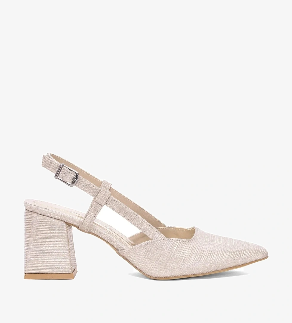 Elit MST1901LKadın Klasik Topuklu ayakkabı Altın