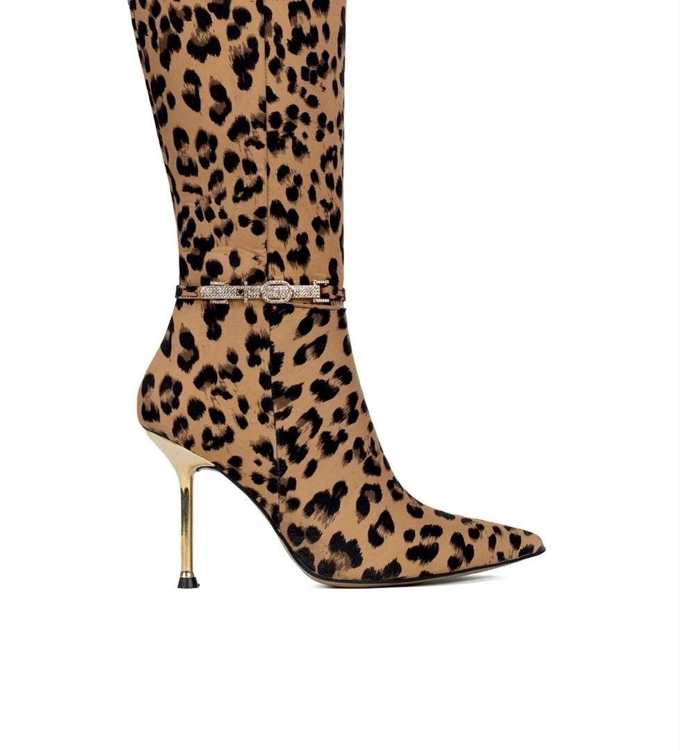 Miss Park Moda PM543 K1015-1 Kadın Topuklu Çizme Siyah model görseli