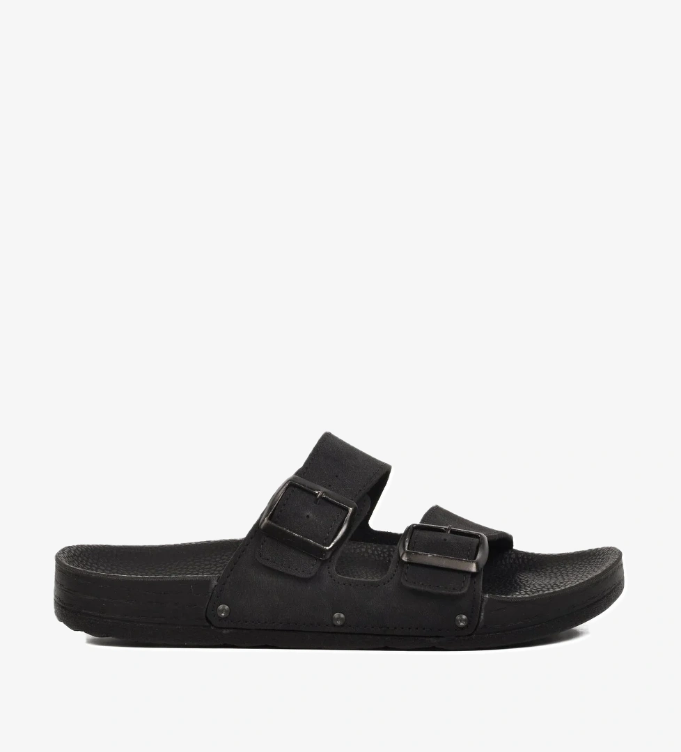 Siyah Nubuk Erkek Terlik