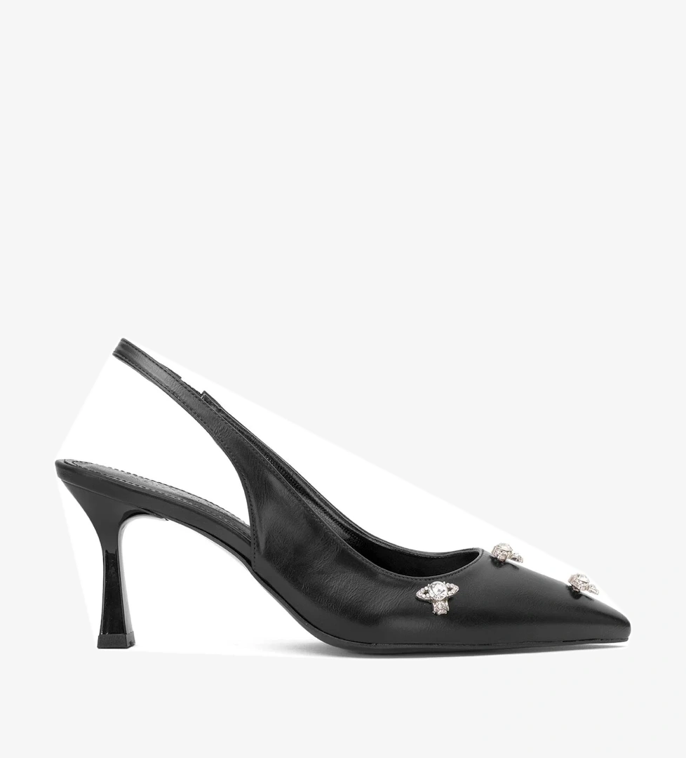 Ayakkabı Fuarı Elit PM492 K1071C Kadın Klasik Topuklu Ayakkabı Siyah model görseli