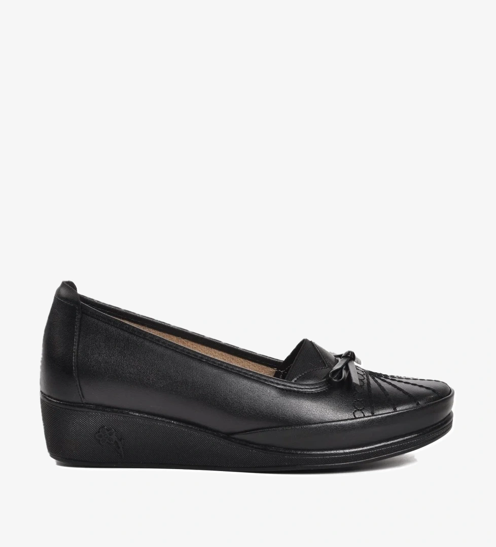 A Spor Aspor Taba Siyah Kadın Düz Rahat Günlük Ayakkabı model görseli