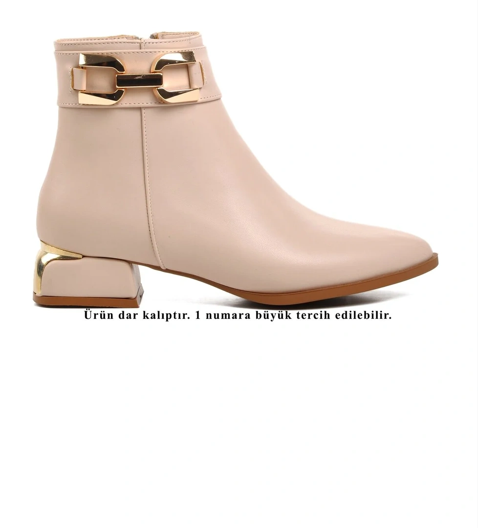 Aspor Bej Kadın Topuklu Bot