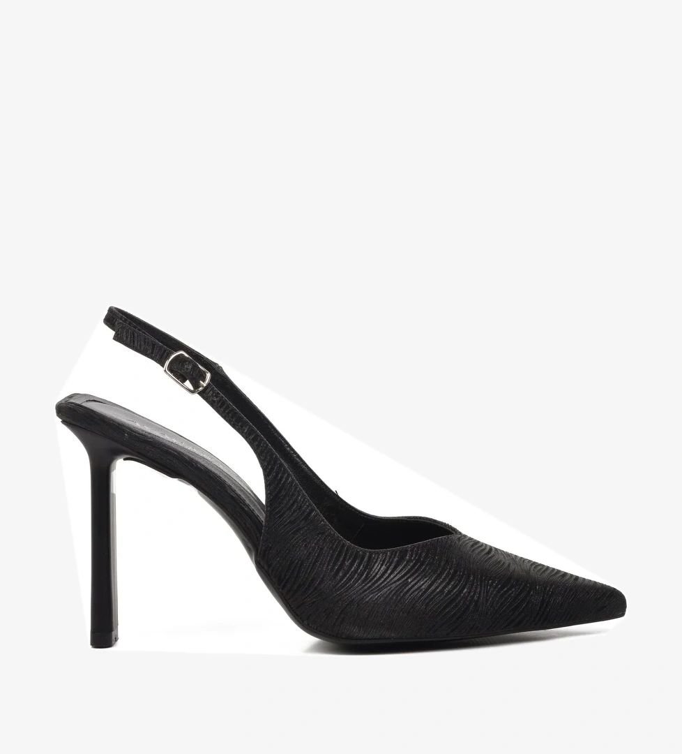 A Spor Aspor Siyah Kadın Abiye Ayakkabı model görseli