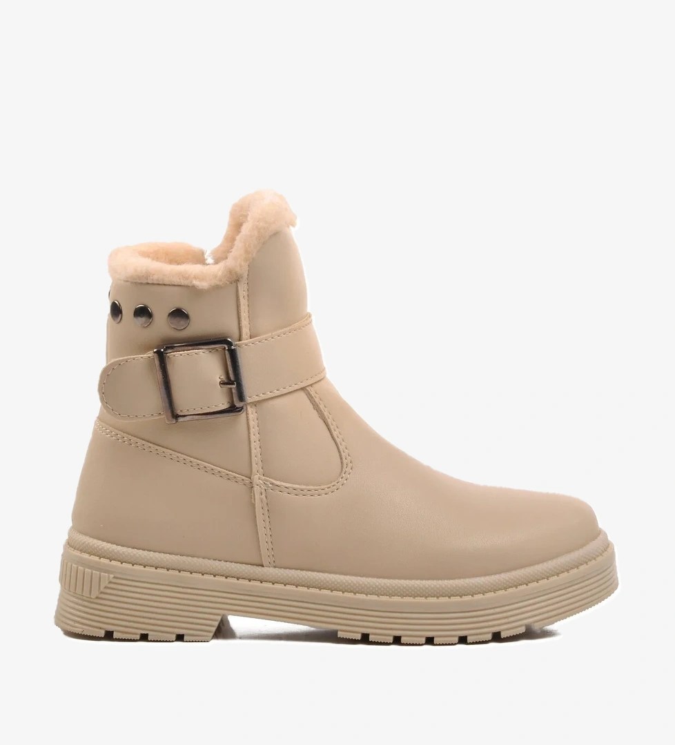 Aspor Bej Poliüretan Çocuk Bot