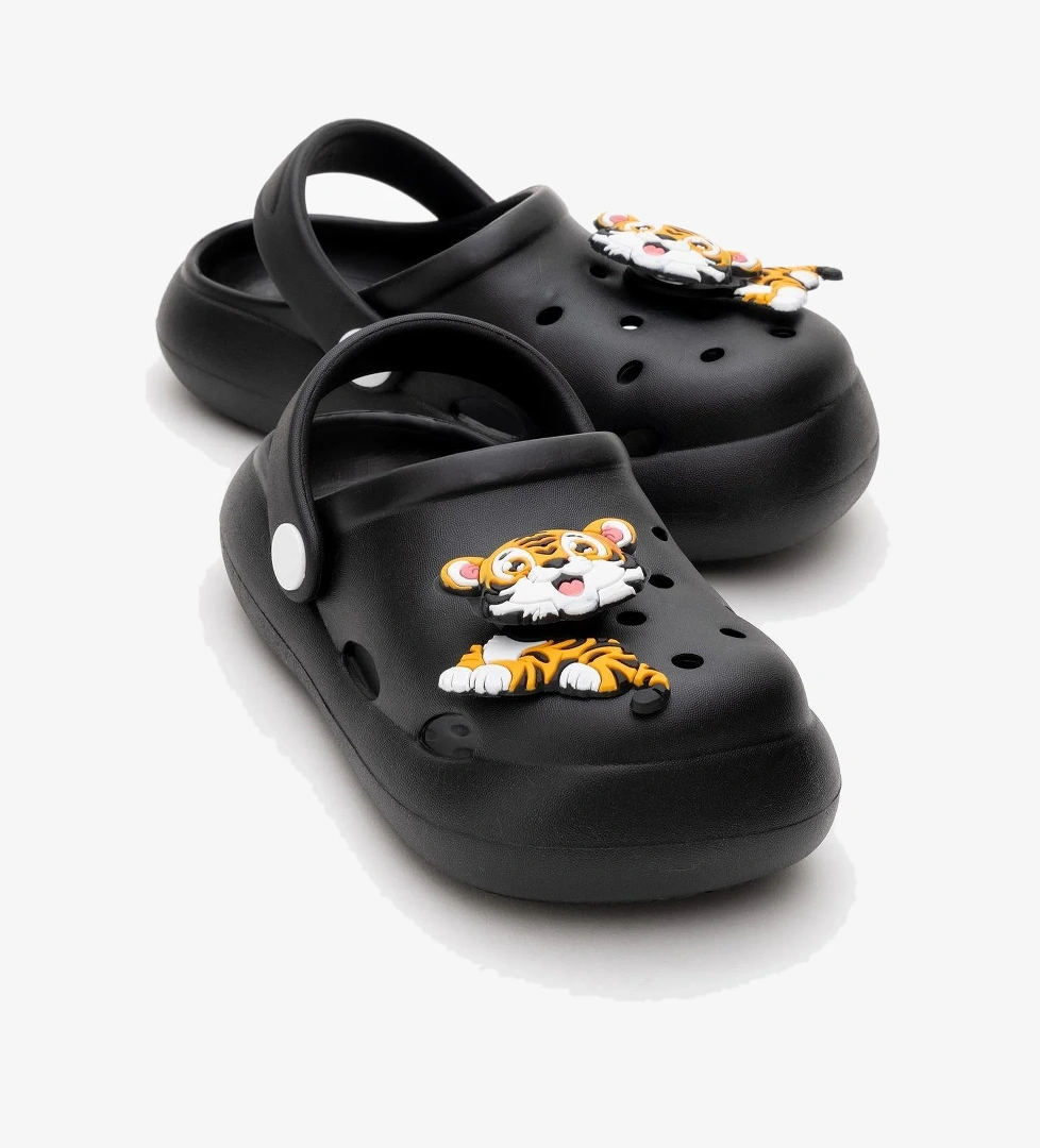 Ccway Çocuk Aksesuarlı Sabo Terlik 26-30 SİYAH model görseli