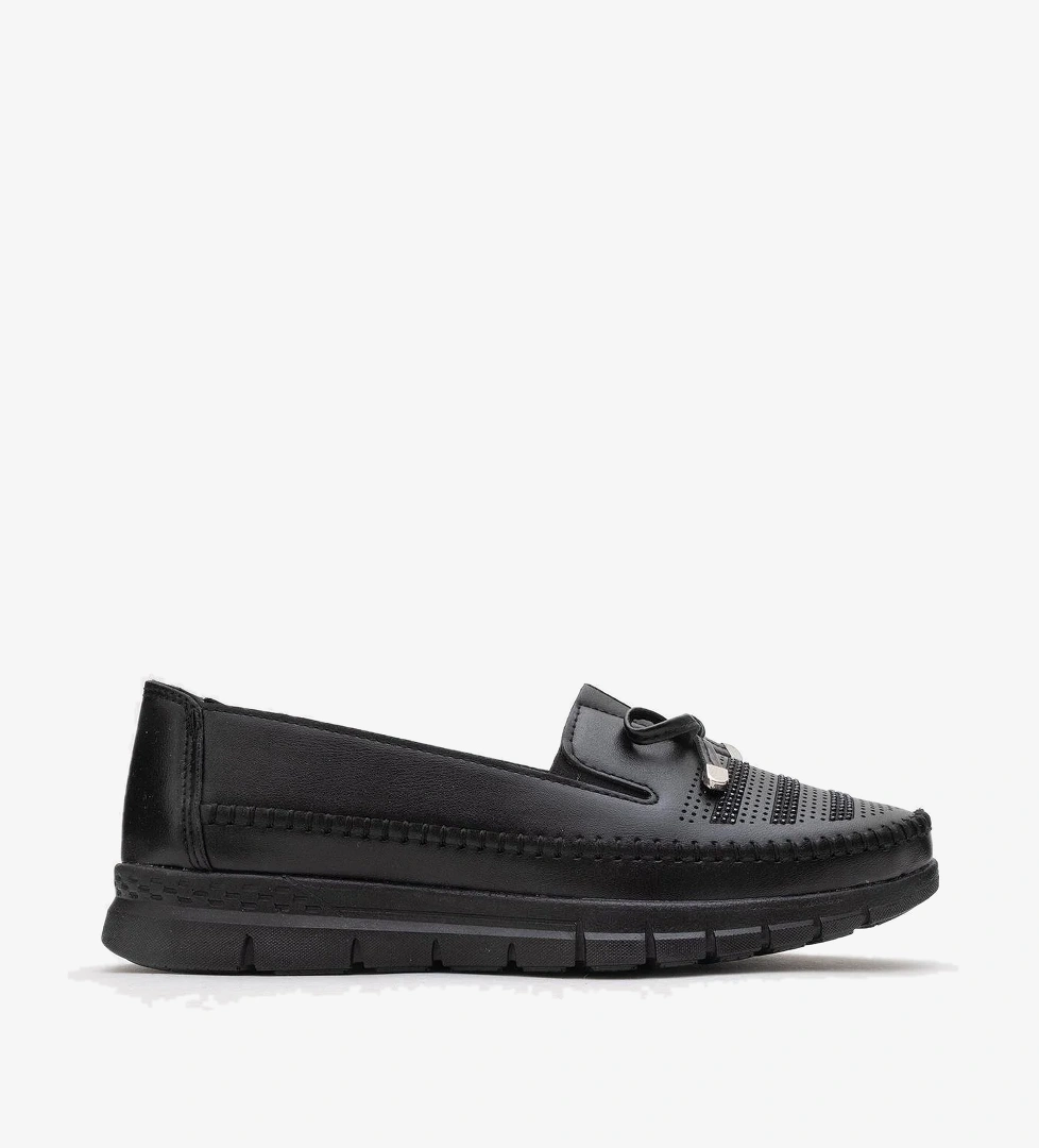 Kadın Taşlı Günlük Ayakkabı SİYAH - Görsel 1