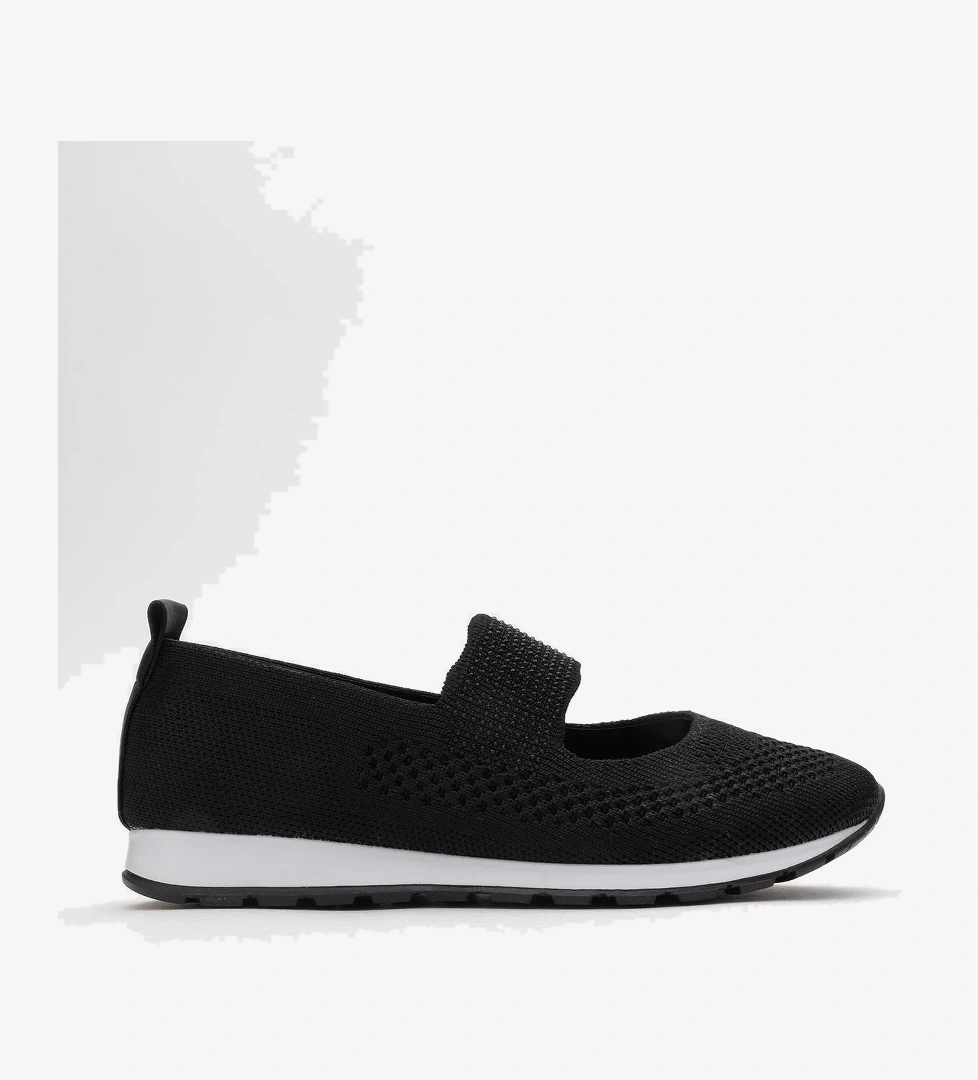 Ccway Kadın Triko Günlük Ayakkabı SİYAH model görseli