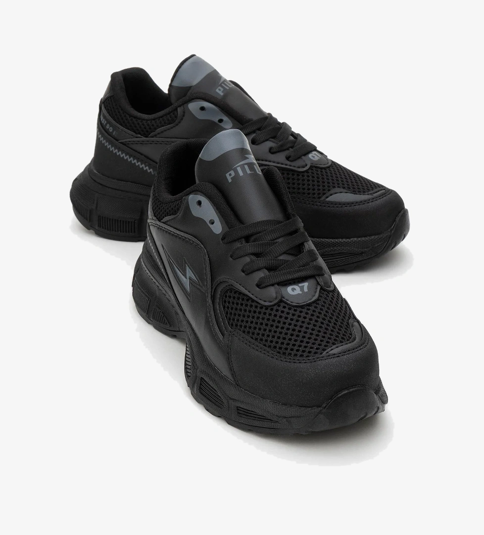 Kadın Anorak Spor Ayakkabı SİYAH SİYAH