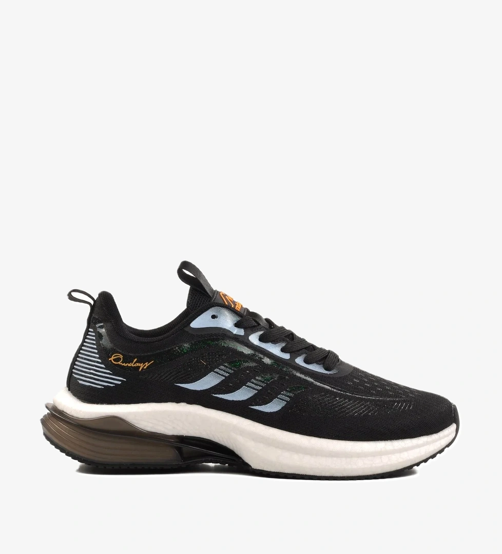 Aspor Siyah Hafif Memory Foam Erkek Spor Ayakkabı - Görsel 1