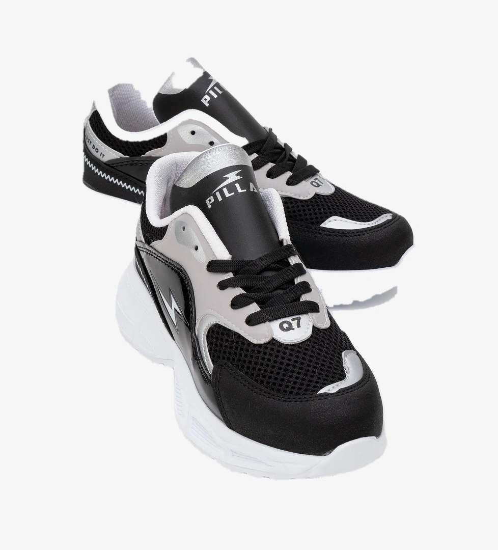 Kadın Anorak Spor Ayakkabı SİYAH FÜME BEYAZ