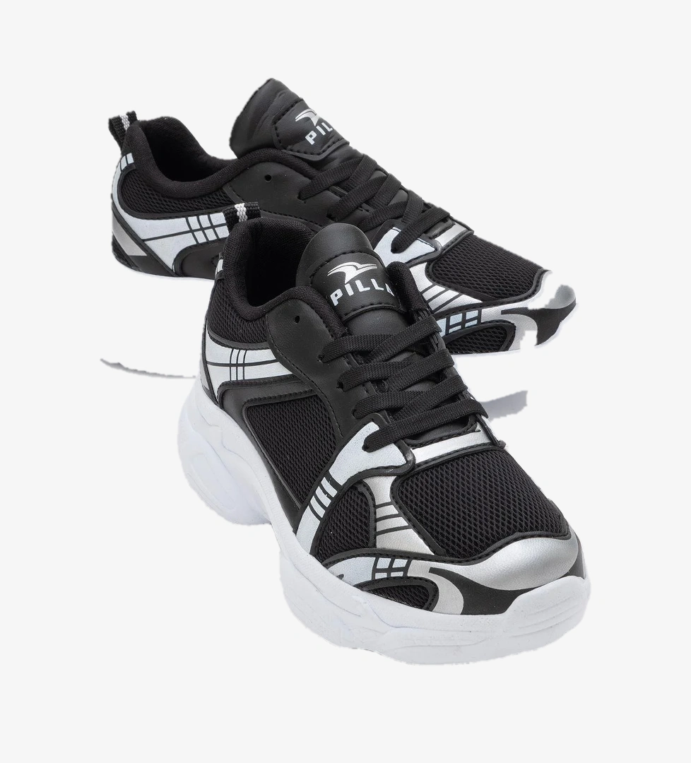 Anorak Kadın Spor Ayakkabı SİYAH BEYAZ