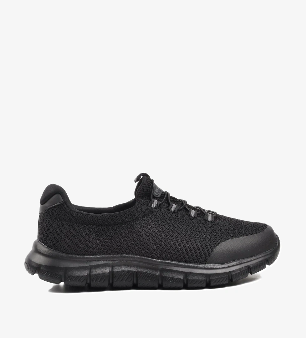 Siyah Siyah Comfort Erkek Yürüyüş Ayakkabısı - Görsel 1