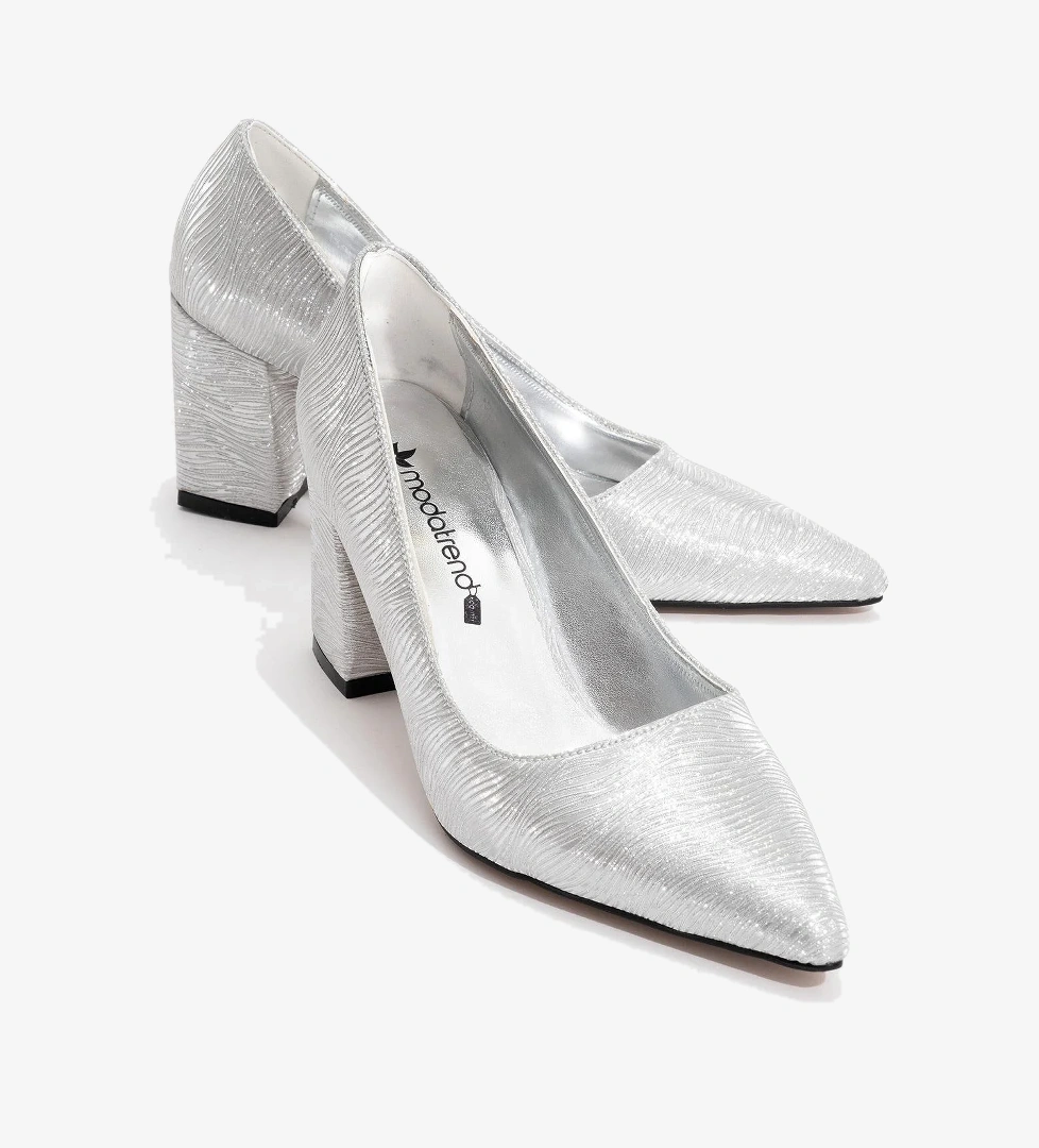 Ccway Kadın Günlük Ayakkabı GÜMÜŞ DALGALI model görseli