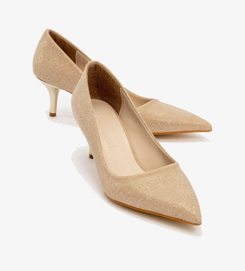 Kadın Çapraz Kemer Günlük Ayakkabı ALTIN SİM