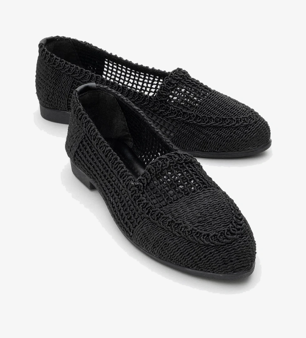 Kadın Fileli Babet SİYAH