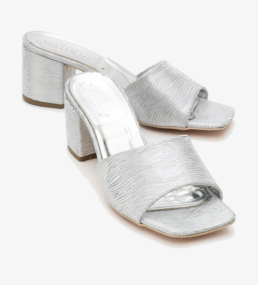 Kadın Topuklu Terlik GÜMÜŞ SUYOLU