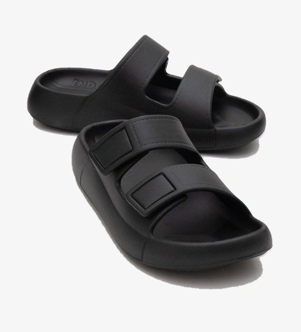 Erkek Tokalı Terlik SİYAH