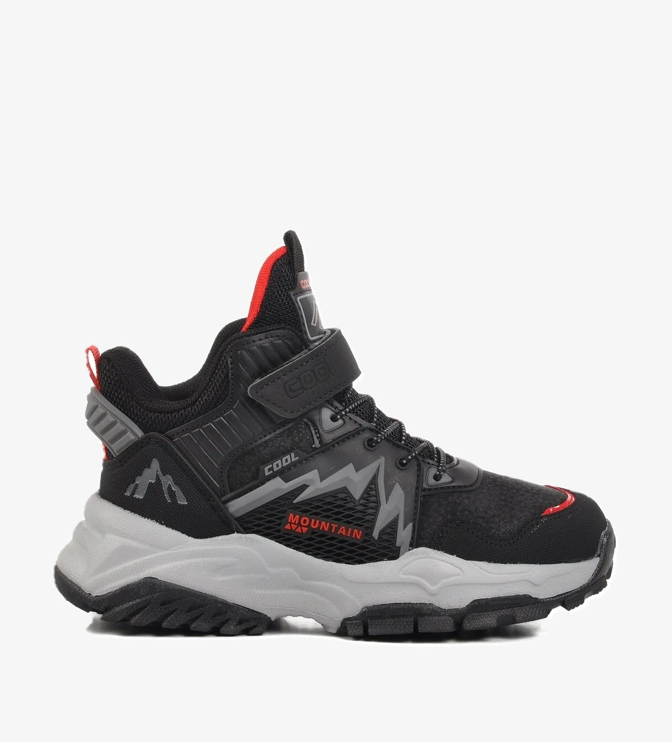 A Spor Aspor Siyah Cırtlı Unisex Çocuk Bot model görseli