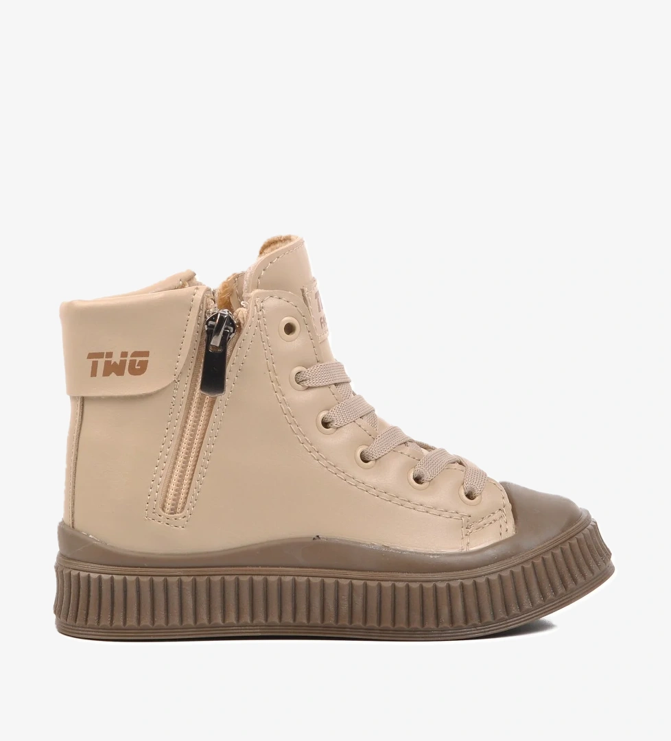 Walkway Bej Vizon İçi Polarlı Unisex Çocuk Bot model görseli