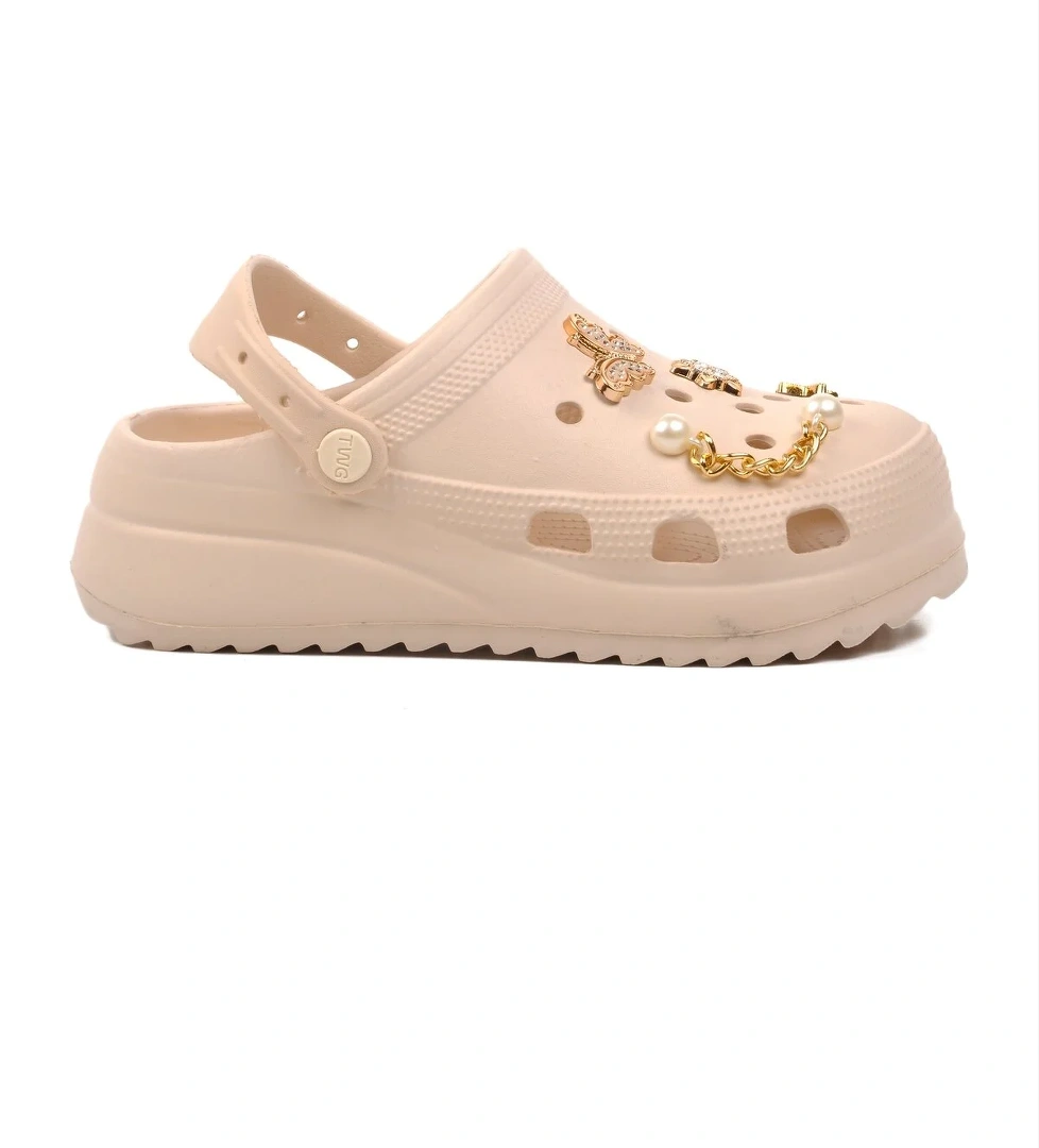 Aspor Ekru Bej Kadın Sabo Terlik