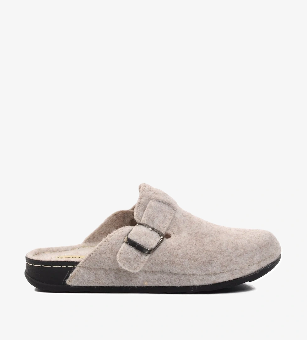 Aspor Bej Tekstil Kadın Sabo Terlik - Görsel 1