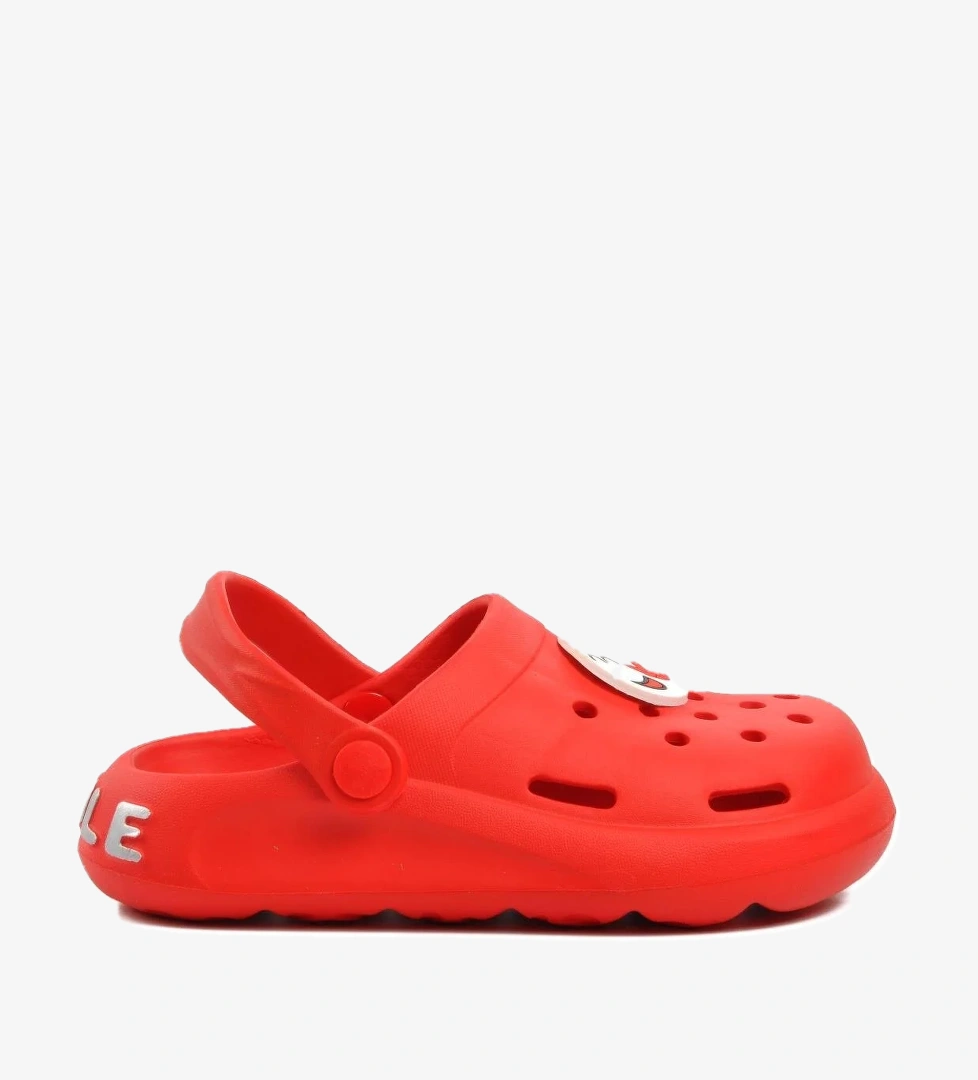 Aspor Kırmızı Sabo Unisex Çocuk Terlik