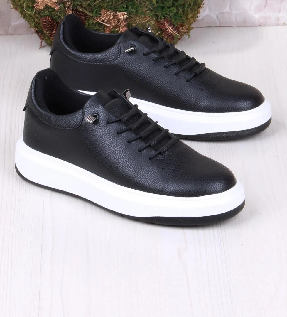 Fort 07404 Cnt Cilt Suni Deri Latikli Bağçıklı Kalın Taban Erkek Ayakkabı model görseli