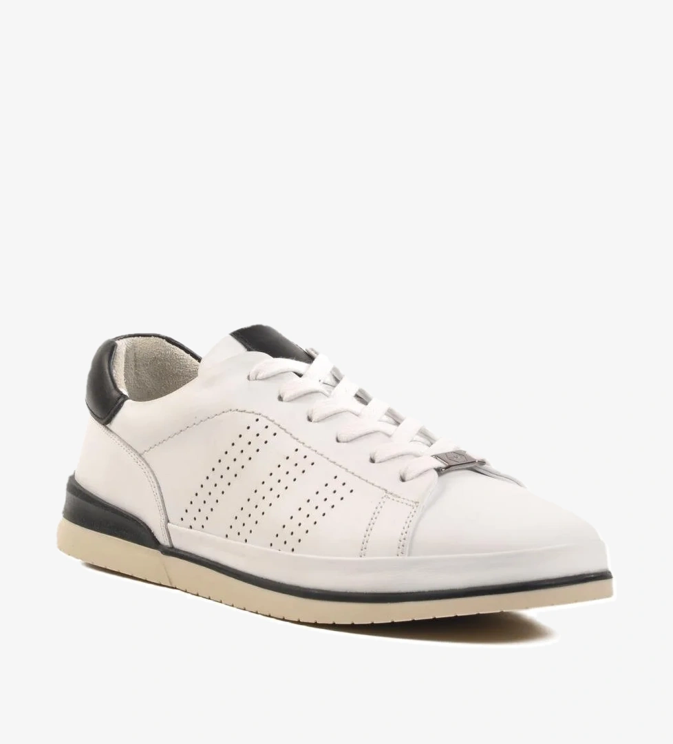 5Y2061-R176 M Beyaz Hakiki Deri Erkek Günlük Ayakkabı