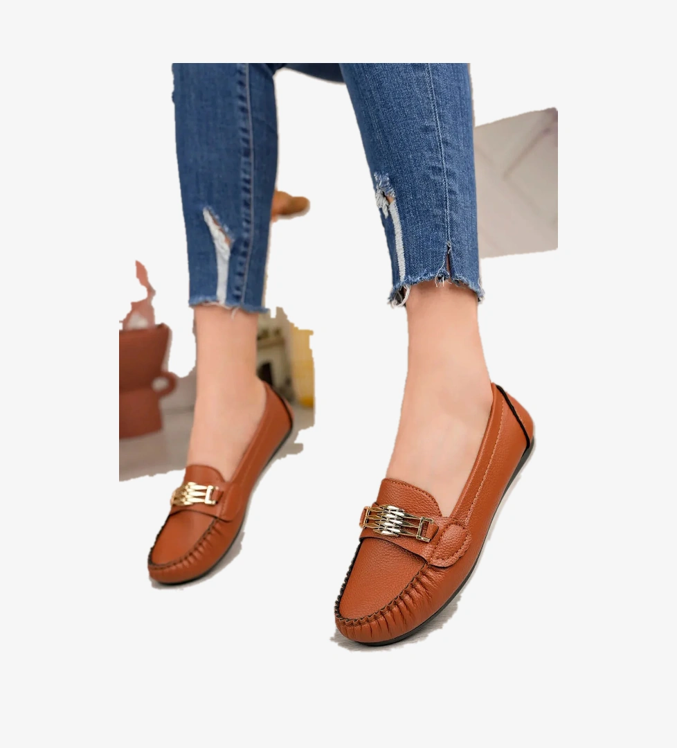 Kadın Babet Hafif Rahat Taban Şık Günlük Kadın Casual Babet 1021-111-0010