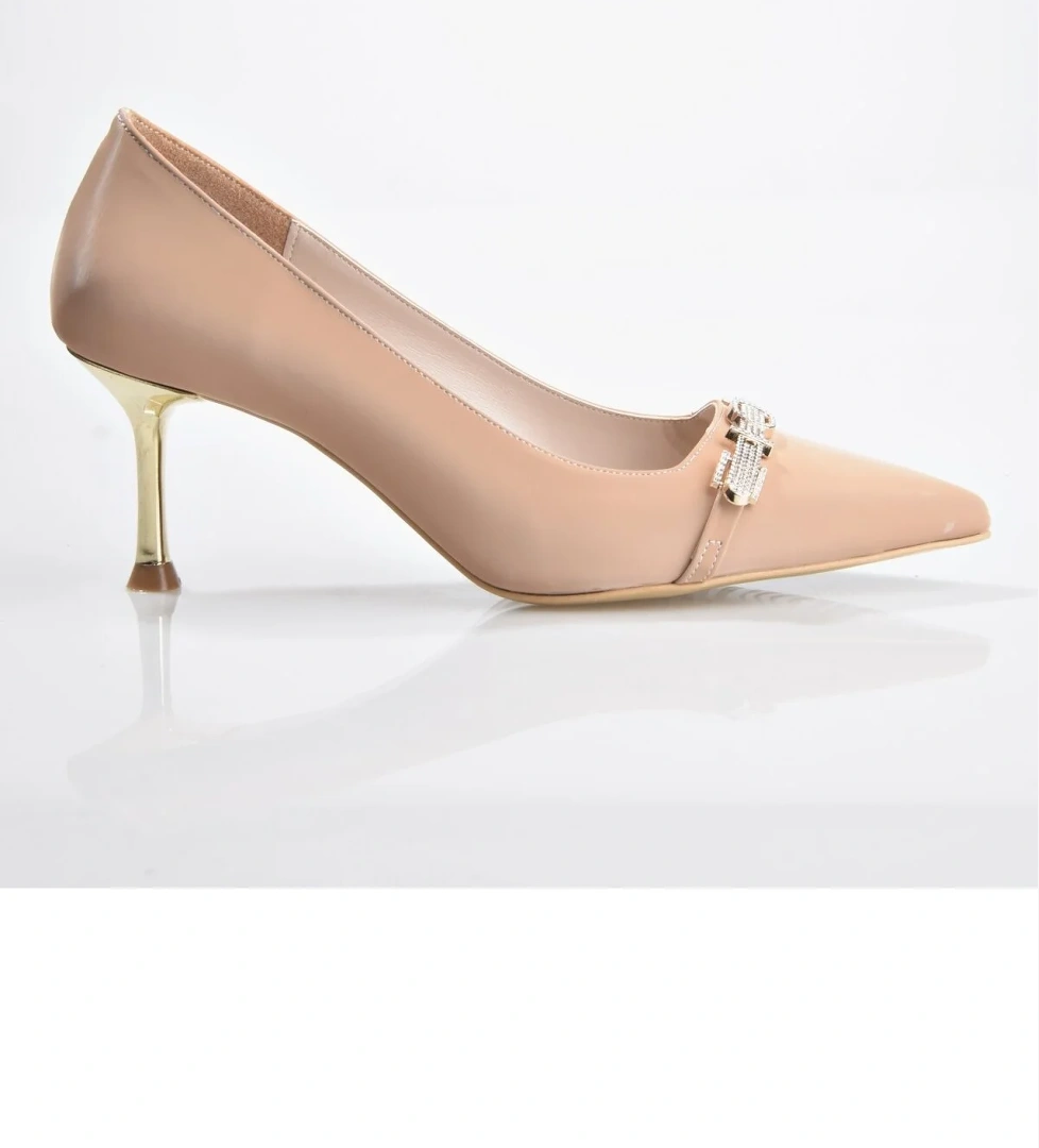 Erdal Koçyiğit Ayakkabı EK Park Moda K305/2 Kadın Taşlı Topuklu Ayakkabı model görseli