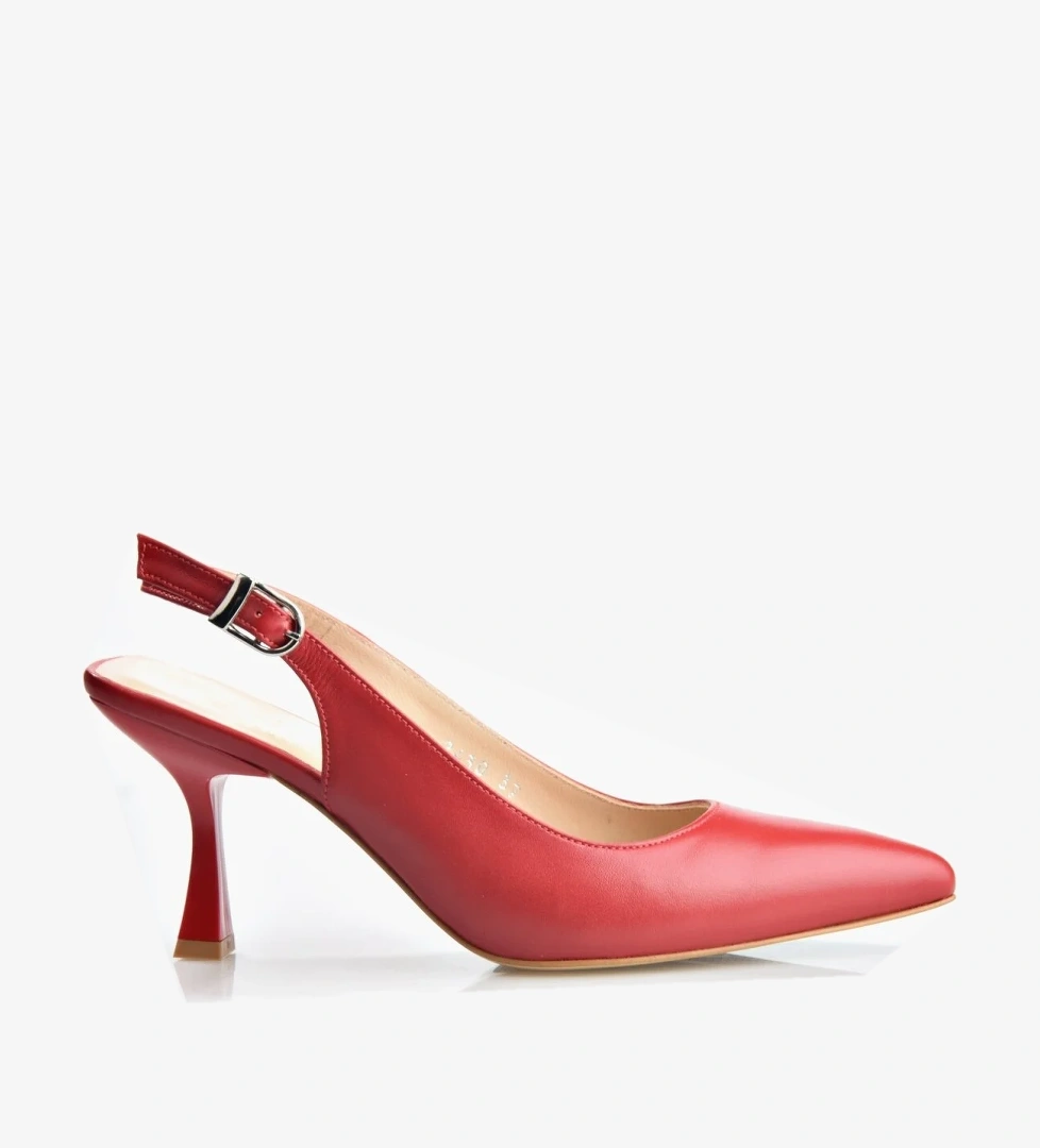 Nish Exclusive 2430 Kadın Hakiki Deri Topuklu Ayakkabı