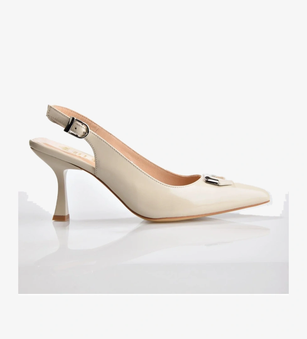 Nish Exclusive 2430 Kadın Hakiki Deri Topuklu Ayakkabı - Görsel 1