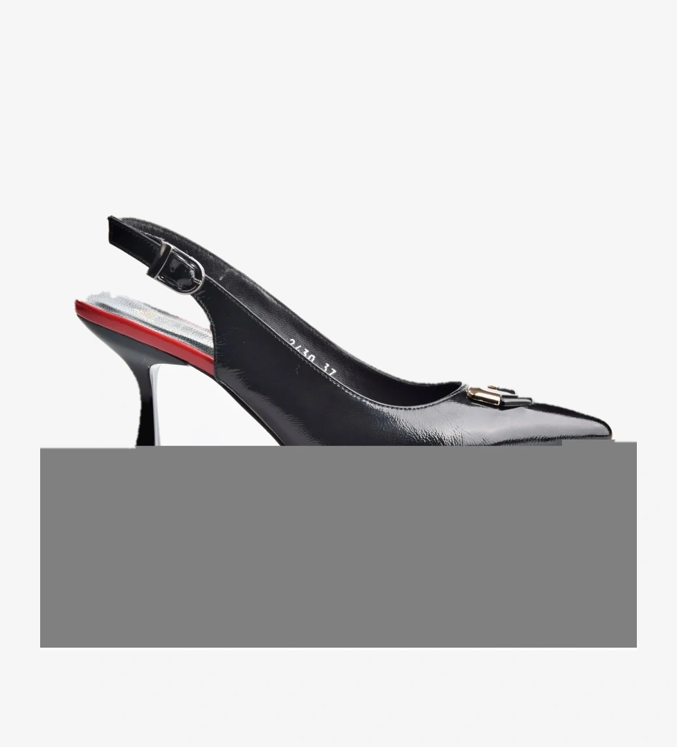 Nish Exclusive 2430 Kadın Hakiki Deri Topuklu Ayakkabı