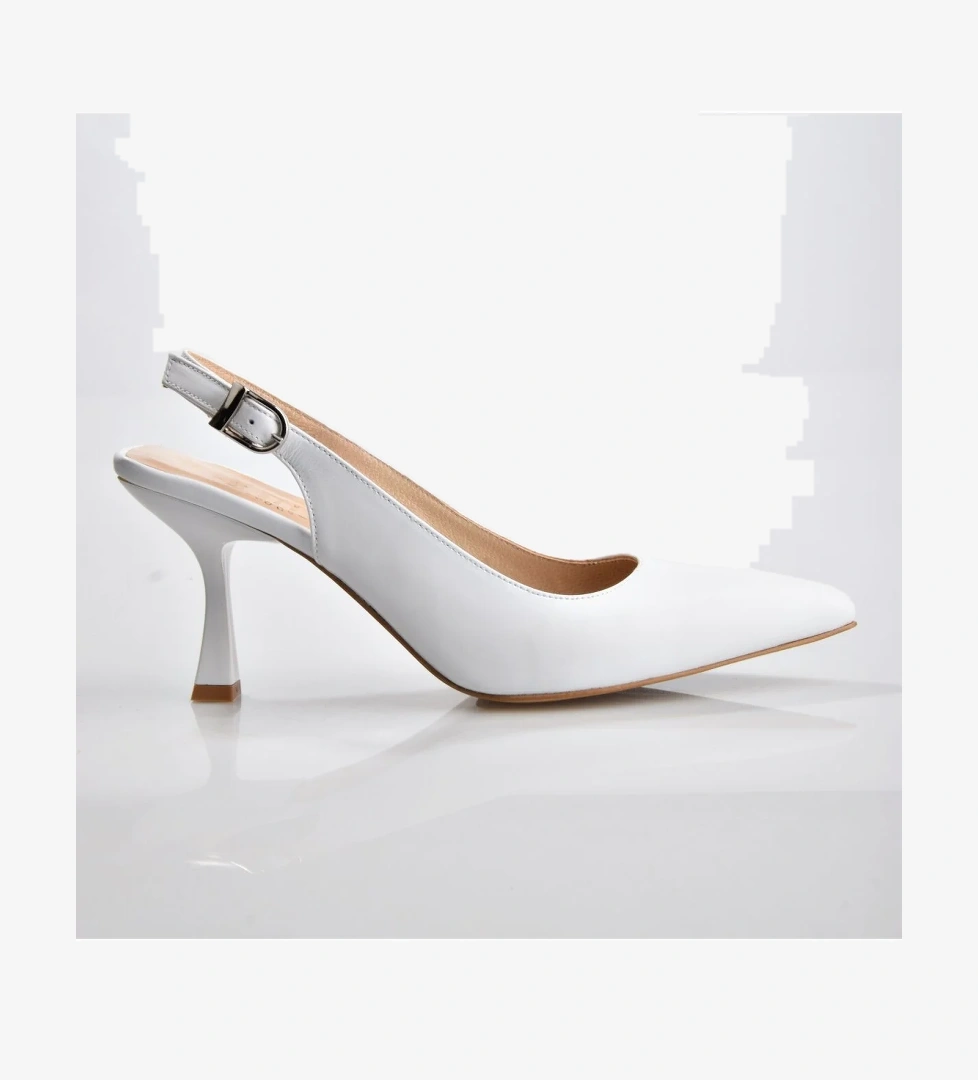 Nish Exclusive 2430 Kadın Hakiki Deri Topuklu Ayakkabı