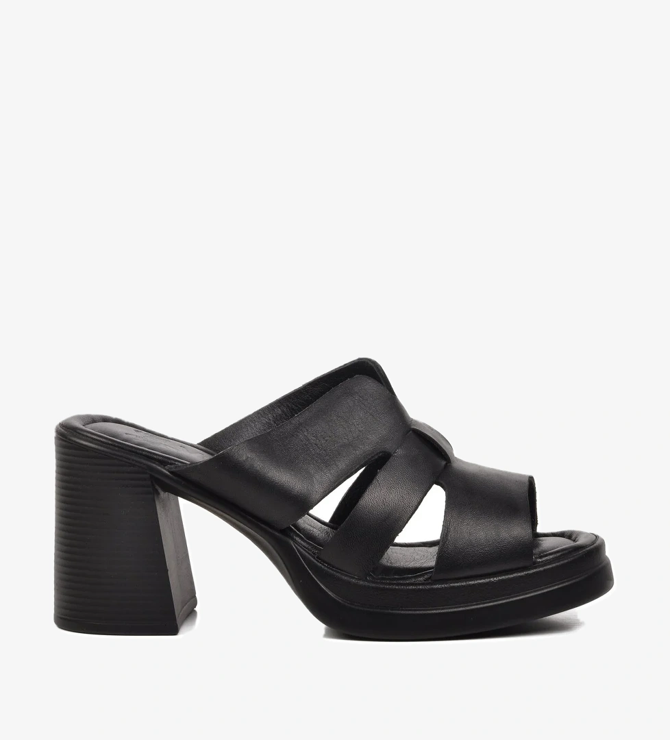 Venüs Siyah Kadın Topuklu Terlik model görseli